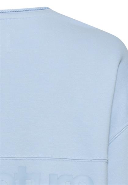 Sweatshirt aus Baumwollgemisch soft blue