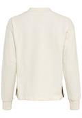 Sweatshirt aus Baumwollmix creme