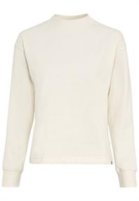 Sweatshirt aus Baumwollmix creme