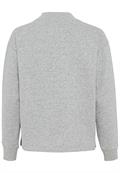 Sweatshirt aus Baumwollmix light grey melange