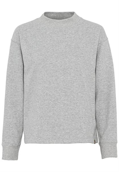 Sweatshirt aus Baumwollmix light grey melange