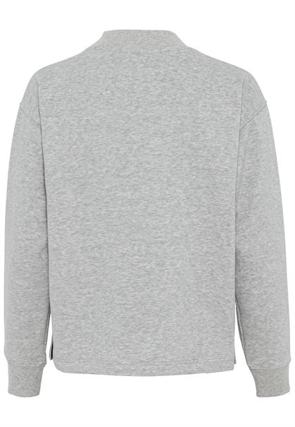 Sweatshirt aus Baumwollmix light grey melange