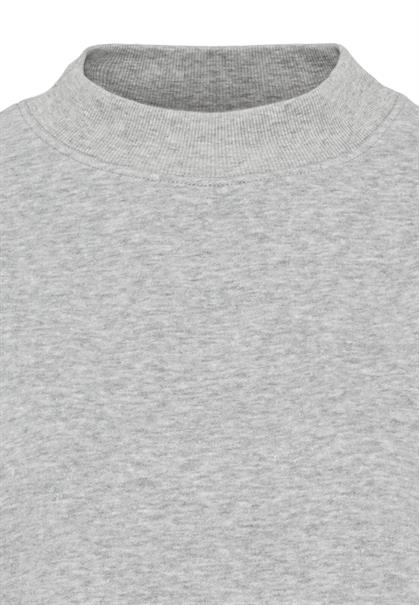 Sweatshirt aus Baumwollmix light grey melange