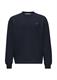 Sweatshirt aus Baumwollmix mit Logo-Detail blau