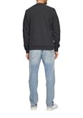Sweatshirt aus Baumwollmix mit Logo-Detail grau