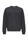Sweatshirt aus Baumwollmix mit Logo-Detail grau