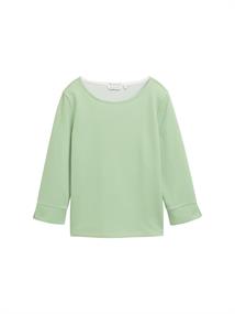 Sweatshirt aus Bio-Baumwolle green structure