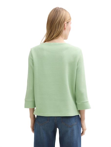 Sweatshirt aus Bio-Baumwolle green structure