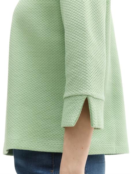 Sweatshirt aus Bio-Baumwolle green structure