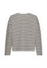 Sweatshirt aus einem Baumwollmix black - milkwhite st