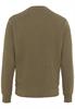 Sweatshirt aus reiner Baumwolle olive brown