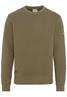 Sweatshirt aus reiner Baumwolle olive brown