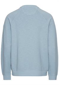 Sweatshirt aus reiner Baumwolle smoke blue
