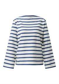 Sweatshirt blau|creme