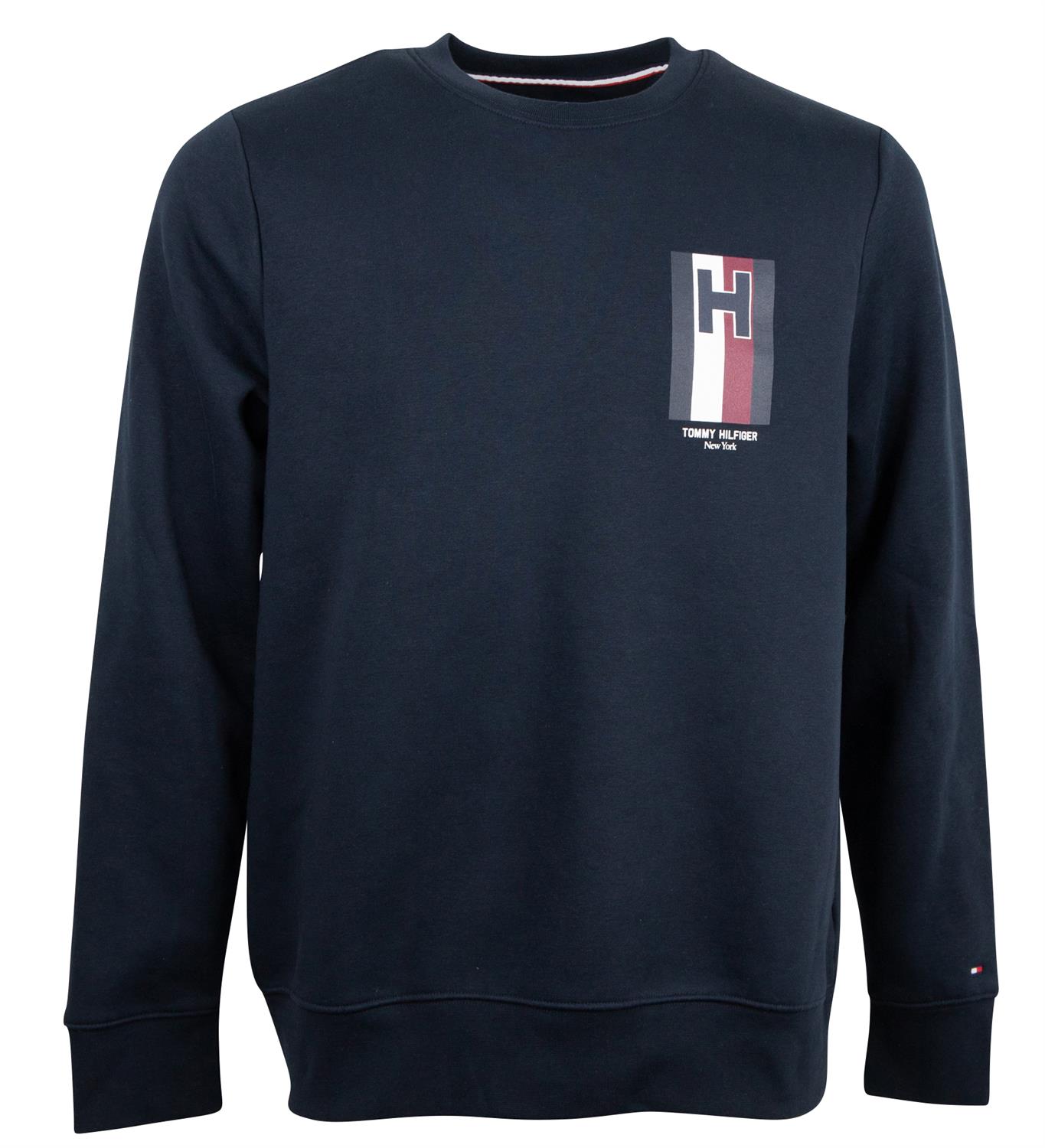 Tommy Hilfiger Herren Sweatshirt SWEATSHIRT weiB bequem online kaufen bei Tara M
