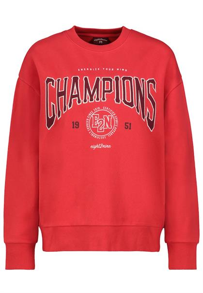 Sweatshirt flame red