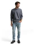 Sweatshirt in Melange-Optik navy grindle structure