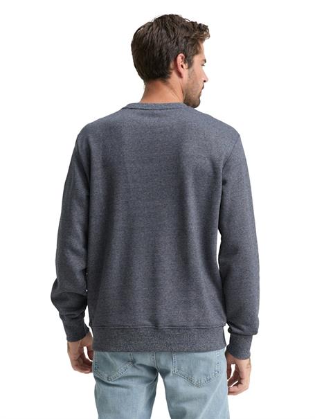 Sweatshirt in Melange-Optik navy grindle structure
