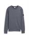Sweatshirt in Melange-Optik navy grindle structure