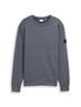 Sweatshirt in Melange-Optik navy grindle structure