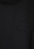 Sweatshirt in Unifarbe black