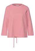 Sweatshirt in Unifarbe blush peach