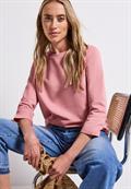 Sweatshirt in Unifarbe blush peach