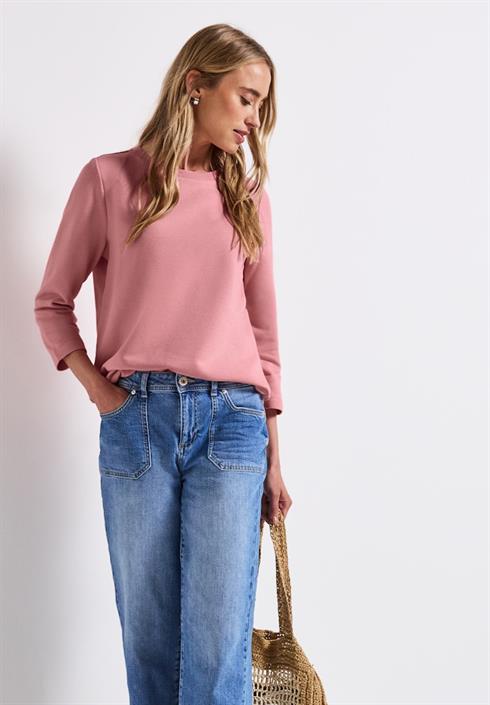 sweatshirt-in-unifarbe-blush-peach