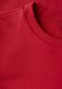 Sweatshirt in Unifarbe glory red