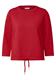 Sweatshirt in Unifarbe glory red