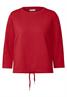 Sweatshirt in Unifarbe glory red