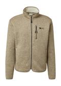 Sweatshirt Jacke beige