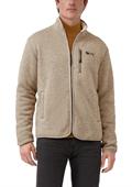 Sweatshirt Jacke beige