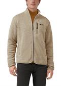 Sweatshirt Jacke beige