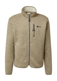 Sweatshirt Jacke beige