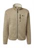 Sweatshirt Jacke beige