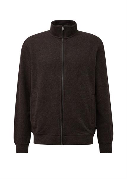 Sweatshirt Jacke braun
