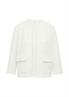 Sweatshirt Jacke creme