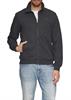 Sweatshirt Jacke mit Stehkragen und Logo-Detail grau