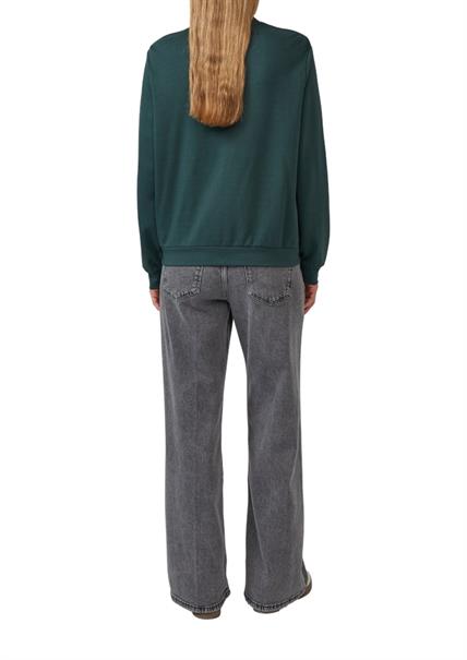 Sweatshirt Jacke petrol