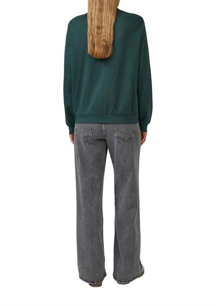 Sweatshirt Jacke petrol