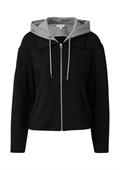 Sweatshirt Jacke schwarz
