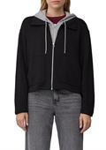 Sweatshirt Jacke schwarz