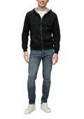 Sweatshirt Jacke schwarz