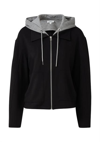 Sweatshirt Jacke schwarz