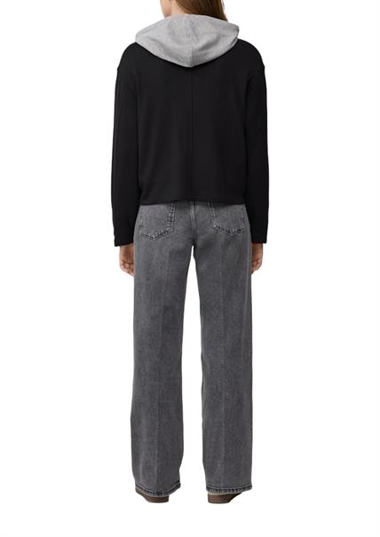 Sweatshirt Jacke schwarz