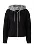 Sweatshirt Jacke schwarz
