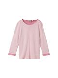 Sweatshirt mit 3/4-Arm pink velvet melange