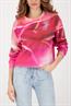 Sweatshirt mit Allover-Muster spring flower gemustert