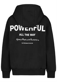 Sweatshirt mit Backprint black